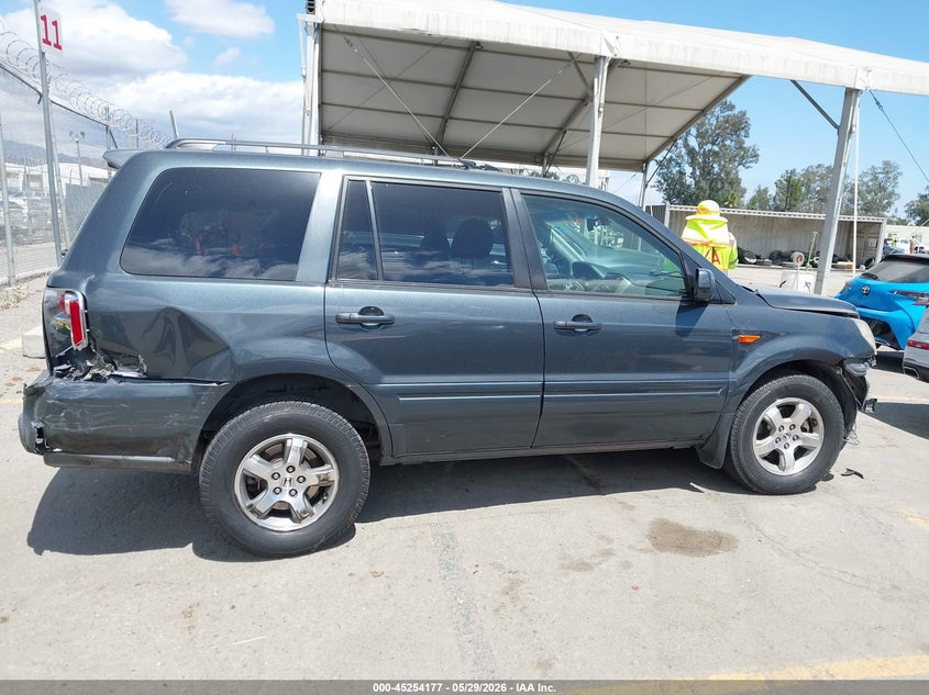 2006 Honda Pilot Ex-L VIN: 2HKYF18676H518182 Lot: 45254177