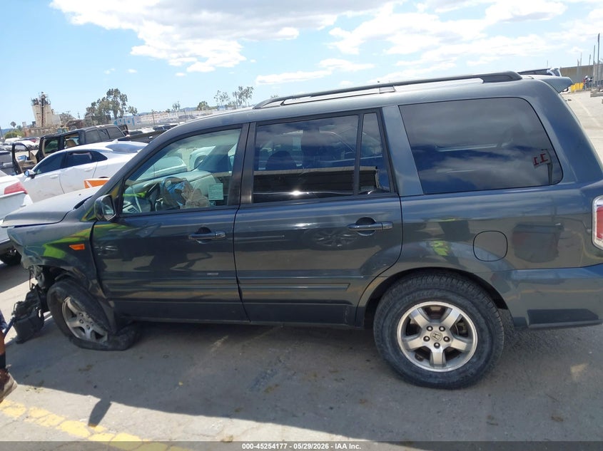 2006 Honda Pilot Ex-L VIN: 2HKYF18676H518182 Lot: 45254177
