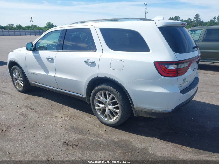 Vin: 1c4rdjeg1fc896811, lot: 45752077, dodge durango citadel 20153
