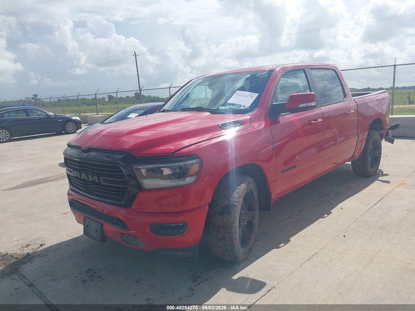 Vin: 1c6rreft6ln156831, lot: 45752079, ram 1500 lone star  4x2 5'7 box 20202