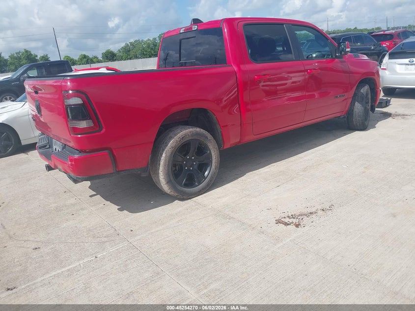 Vin: 1c6rreft6ln156831, lot: 45752079, ram 1500 lone star  4x2 5'7 box 20204