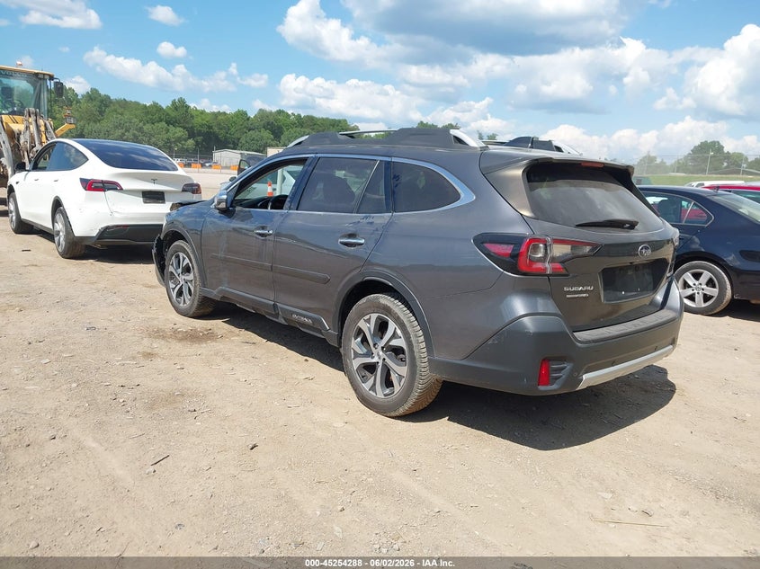 Vin: 4s4btapc0m3125988, lot: 45752097, subaru outback touring 20213