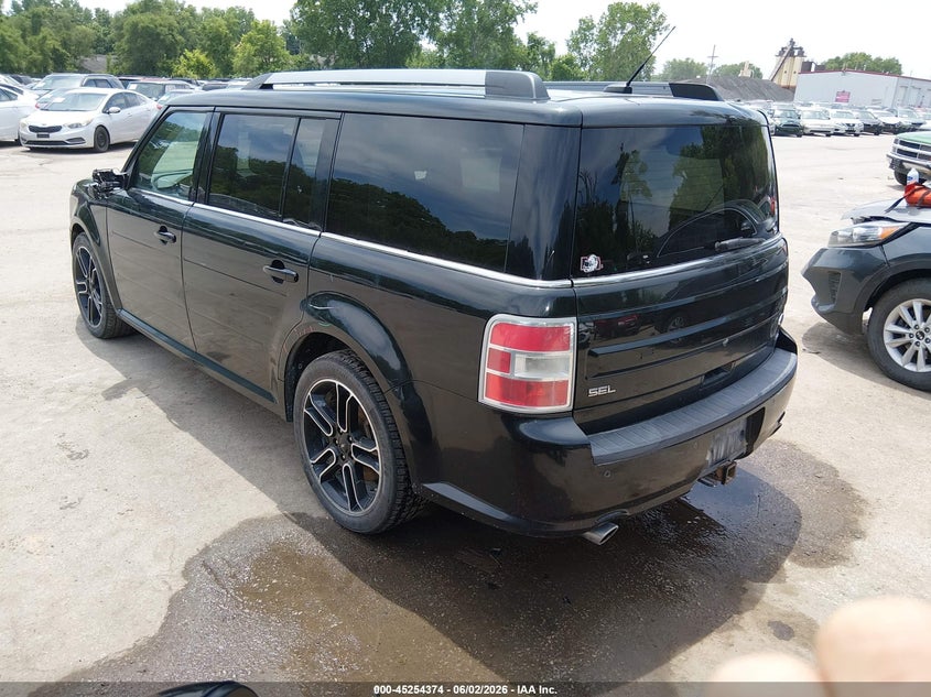 Vin: 2fmhk6c85ebd21597, lot: 45752183, ford flex sel 20143