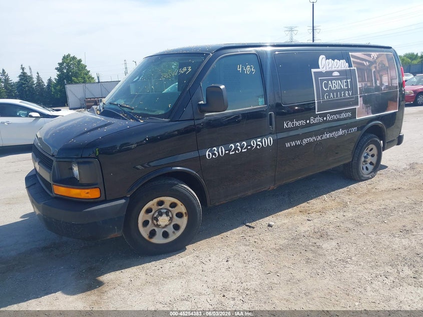 Vin: 1gcsgafx8d1114469, lot: 45752192, chevrolet express 1500 work van 20132