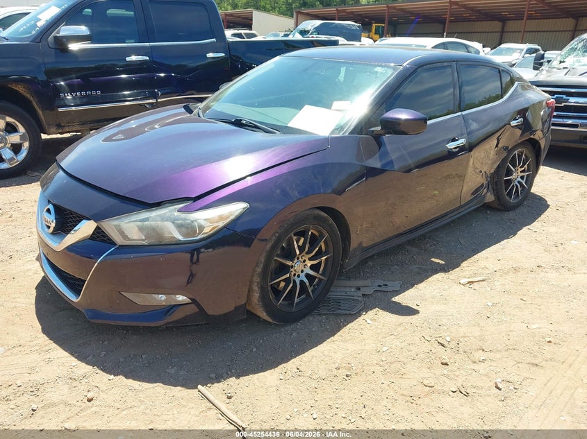 Vin: 1n4aa6apxgc447157, lot: 45752244, nissan maxima 3.5 platinum/3.5 s/3.5 sl/3.5 sr/3.5 sv 20162