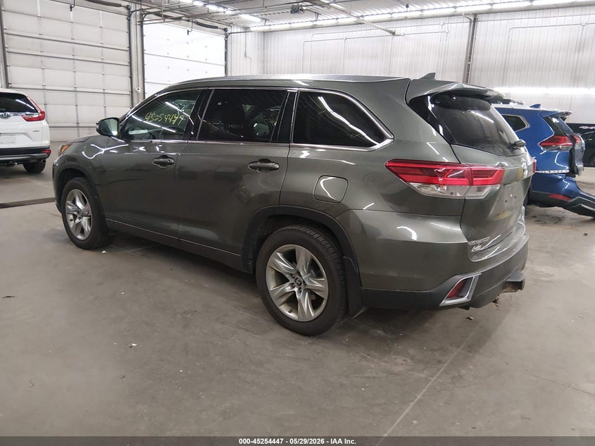 Vin: 5tddzrfh5ks976638, lot: 45752256, toyota highlander limited 20193
