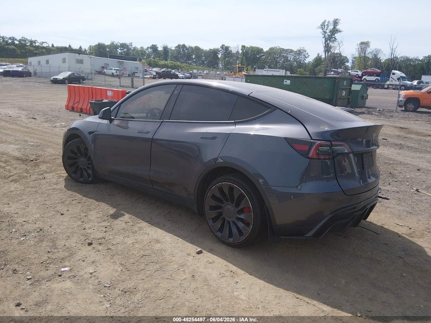 Vin: 7saygdef9nf448235, lot: 45752306, tesla model y performance dual motor all-wheel drive 20223