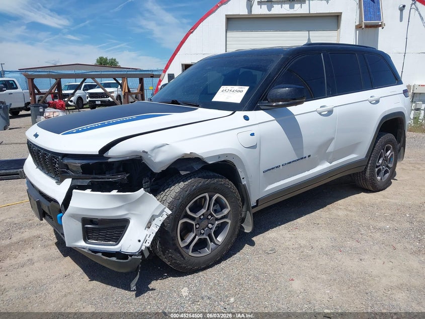 Vin: 1c4rjyc62p8775138, lot: 45752309, jeep grand cherokee 4xe trailhawk 20232