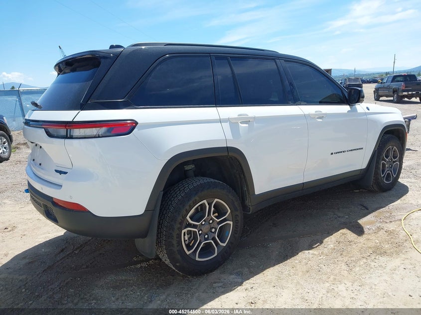 Vin: 1c4rjyc62p8775138, lot: 45752309, jeep grand cherokee 4xe trailhawk 20234