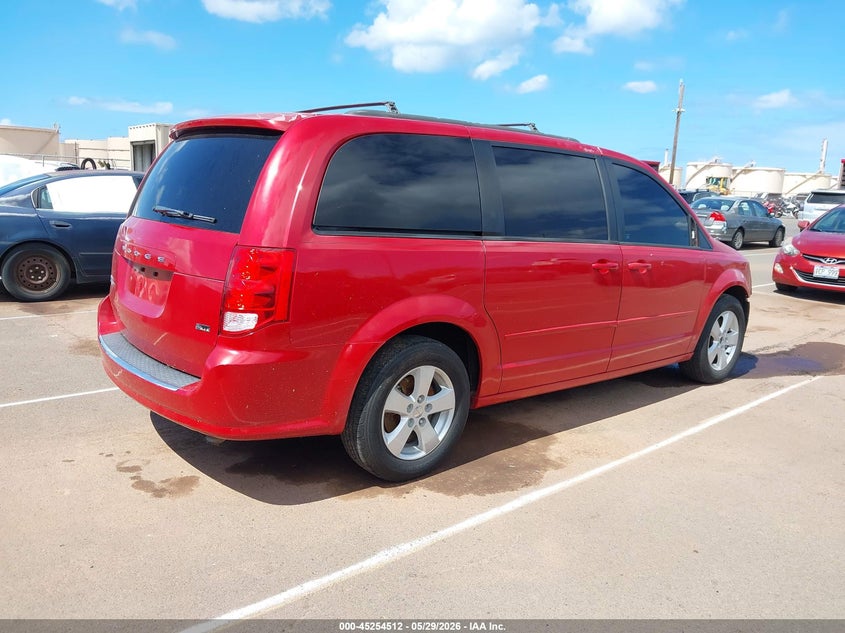 Vin: 2c4rdgcg1dr758261, lot: 45752321, dodge grand caravan sxt 20134