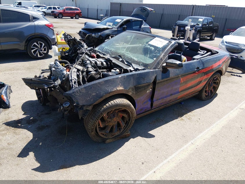 Vin: 1zvbp8ff6d5209425, lot: 45752426, ford mustang gt 20132