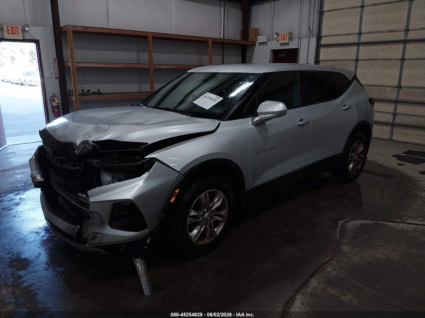 Vin: 3gnkbhrs4ls594649, lot: 45752438, chevrolet blazer awd 2lt 20202