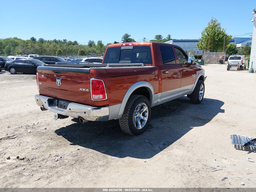 Vin: 1c6rr7nt3ds640262, lot: 45752515, ram 1500 laramie 20134