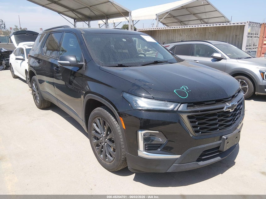 Vin: 1gnevjkw3pj100071, lot: 45752560, chevrolet traverse awd rs 2023 img_1
