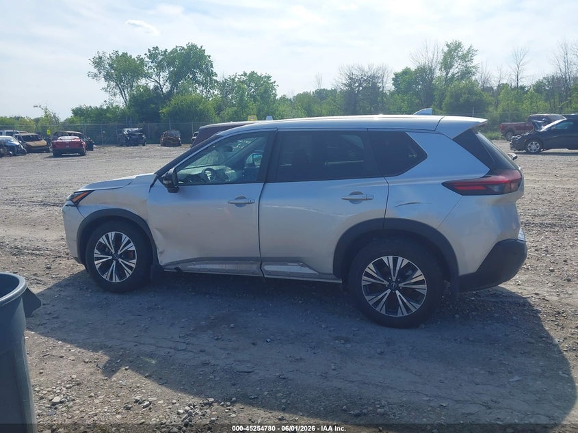 2022 Nissan Rogue Sv Intelligent Awd VIN: 5N1BT3BBXNC690163 Lot: 45254780