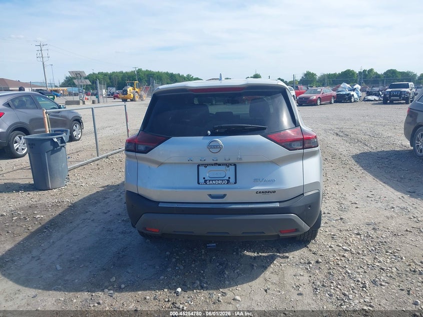 2022 Nissan Rogue Sv Intelligent Awd VIN: 5N1BT3BBXNC690163 Lot: 45254780