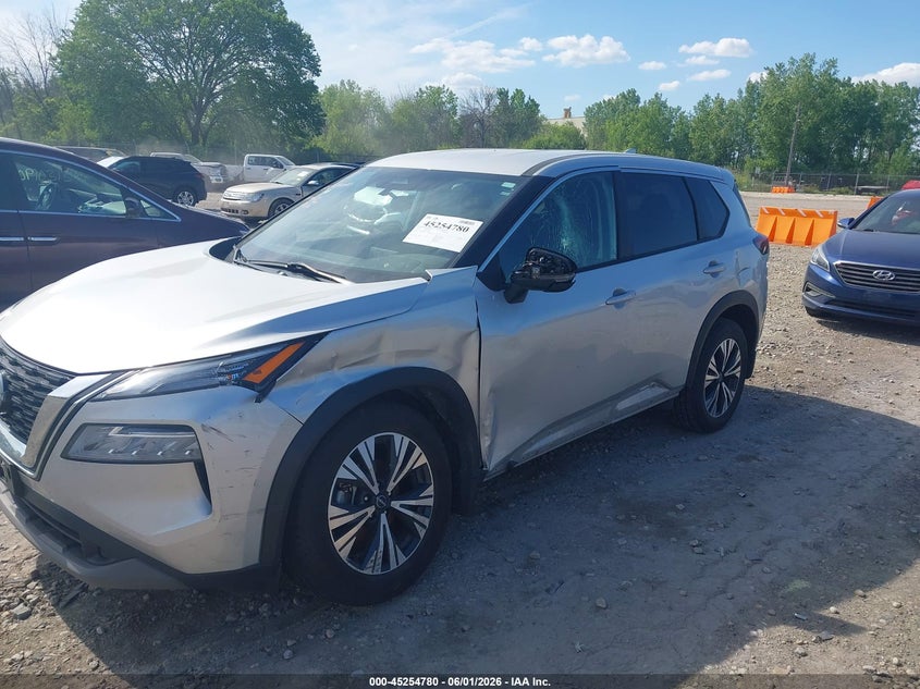 2022 Nissan Rogue Sv Intelligent Awd VIN: 5N1BT3BBXNC690163 Lot: 45254780