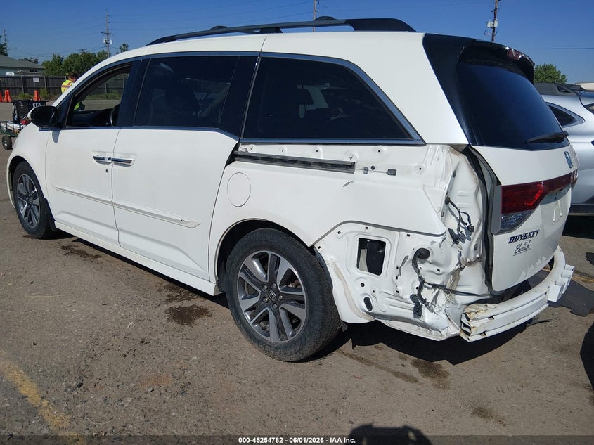 Vin: 5fnrl5h91eb051157, lot: 45752591, honda odyssey touring/touring elite 20143
