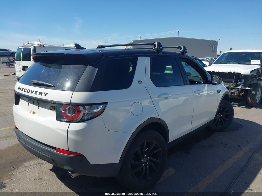 Vin: salcp2bgxgh625248, lot: 45752648, land rover discovery sport se 20164