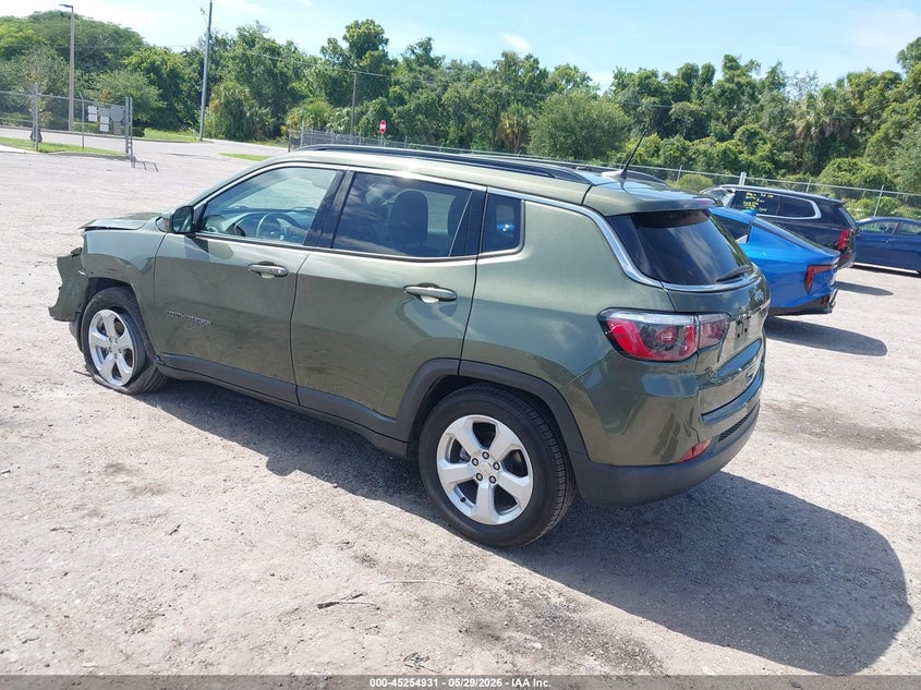 Vin: 3c4njcbb7kt803235, lot: 45752740, jeep compass latitude fwd 20193