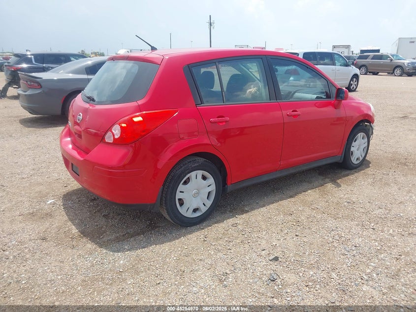 2012 Nissan Versa 1.8 1.8 S red Lot 111045254970 Vin 3N1BC1CP4CK297935