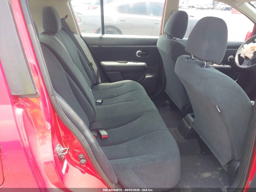 2012 Nissan Versa 1.8 1.8 S red Lot 111045254970 Vin 3N1BC1CP4CK297935