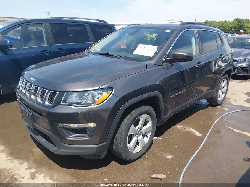 Vin: 3c4njcbb8kt658206, lot: 45752809, jeep compass latitude fwd 20192