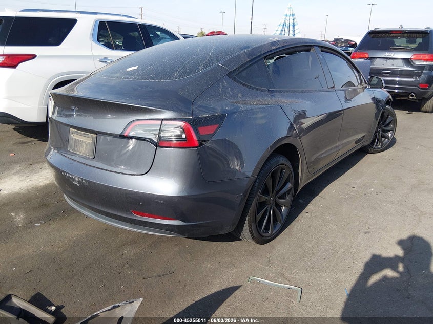 Vin: 5yj3e1ea2pf685782, lot: 45752820, tesla model 3 rear-wheel drive 20234
