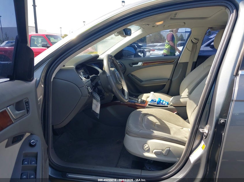 2012 Audi A4 2.0 2.0T Premium grey Lot 111045255016 Vin WAUEFAFL2CA120180