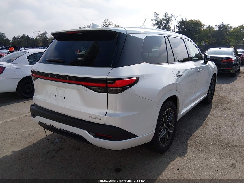 2026 LEXUS TX 350 auction photo 4