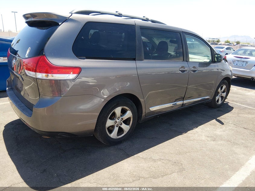 Vin: 5tdkk3dc6es521852, lot: 45752853, toyota sienna le v6 8 passenger 20144