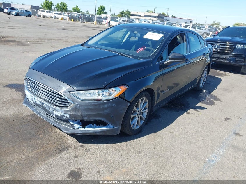 Vin: 3fa6p0lu2hr231018, lot: 45752933, ford fusion hybrid se 20172