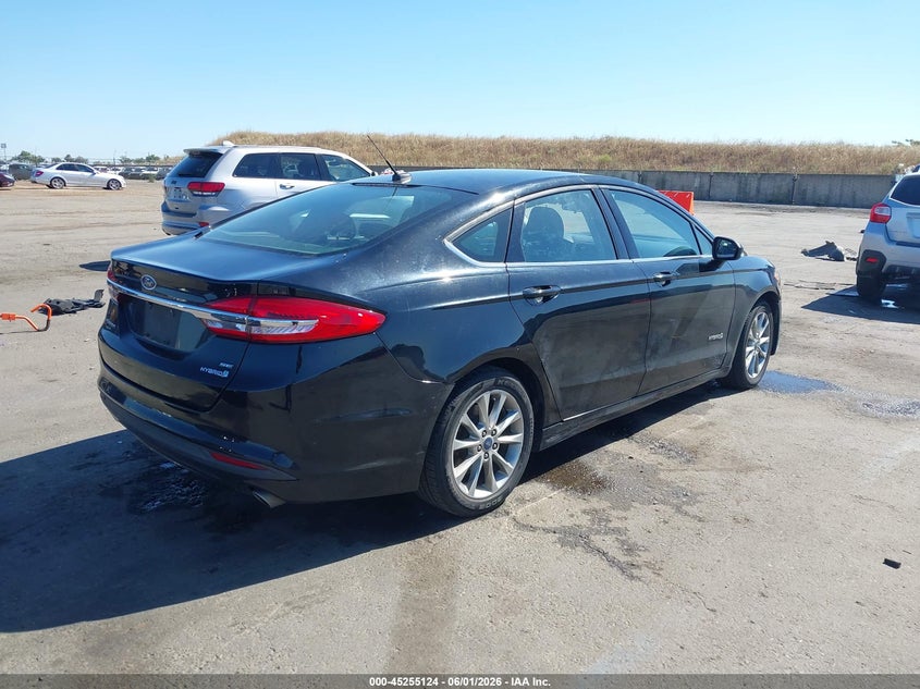 Vin: 3fa6p0lu2hr231018, lot: 45752933, ford fusion hybrid se 20174