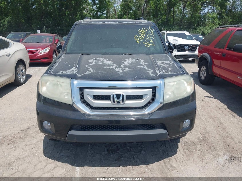 2011 Honda Pilot 3.5 Ex-L black Lot 111045255127 Vin 5FNYF4H52BB001163