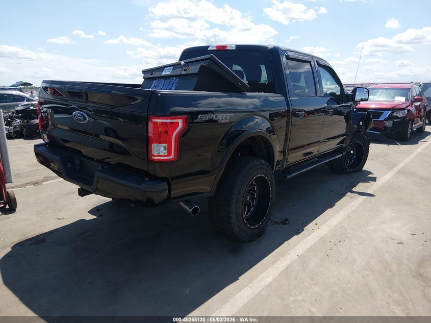 Vin: 1ftew1eg0gfa37749, lot: 45752939, ford f-150 xlt 20164