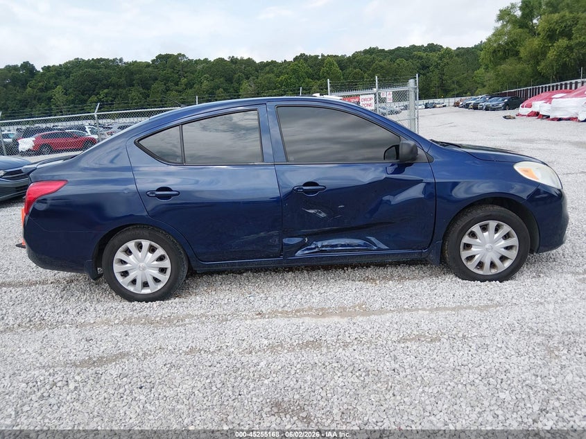 2012 Nissan Versa 1.6 1.6 S blue Lot 111045255168 Vin 3N1CN7AP8CL833400