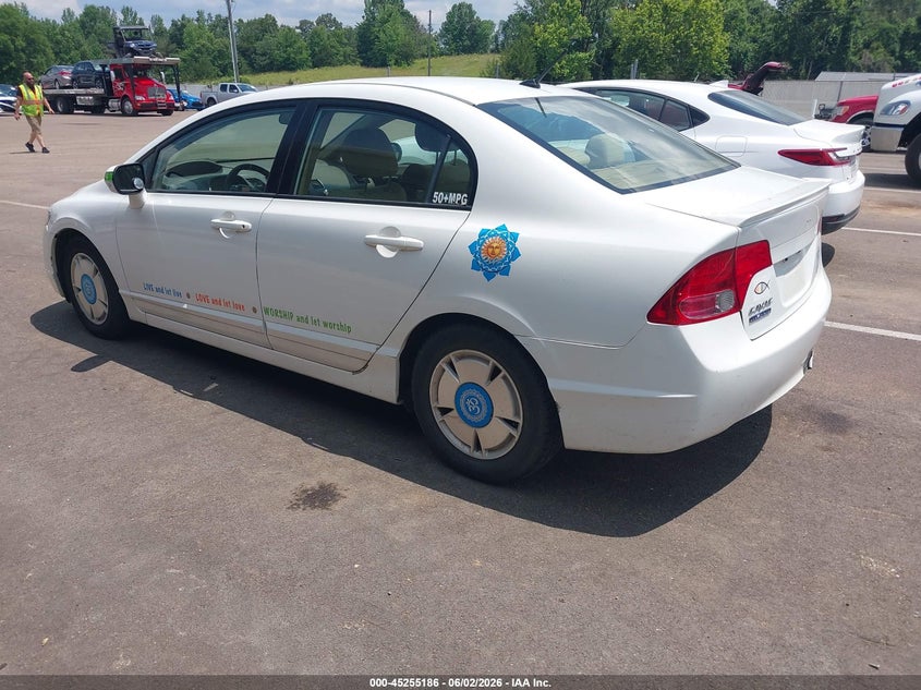 2006 HONDA CIVIC SEDAN 1.3L I-4 VVT, 93HP