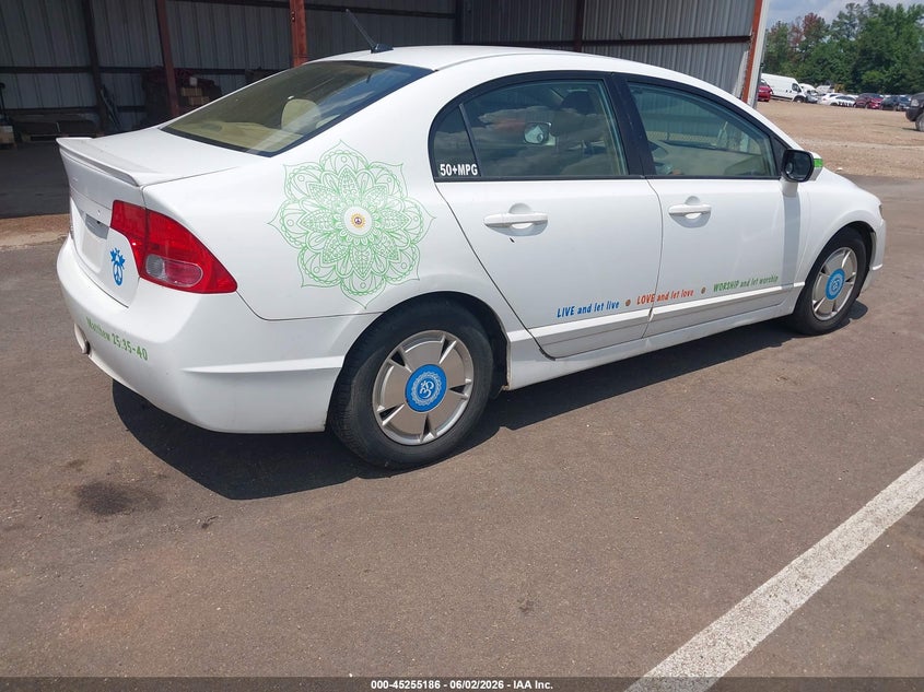 2006 HONDA CIVIC SEDAN 1.3L I-4 VVT, 93HP
