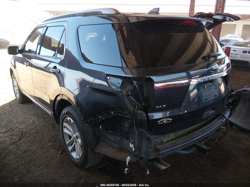 Vin: 1fm5k7d82hgd90073, lot: 45752997, ford explorer xlt 20173
