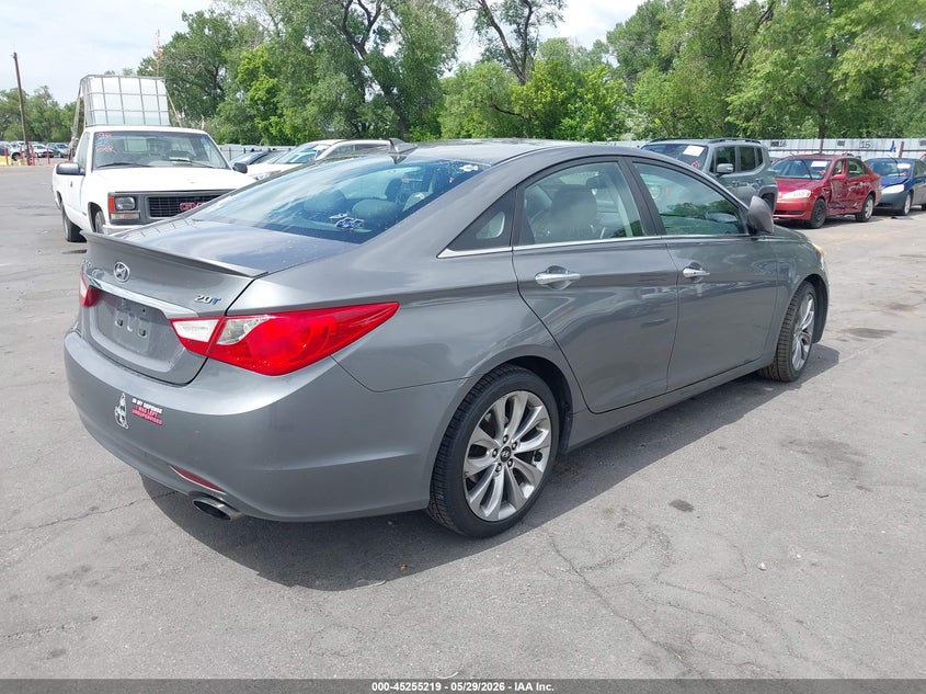 2012 Hyundai Sonata 2.0 Se 2.0T grey Lot 111045255219 Vin 5NPEC4AB7CH469162