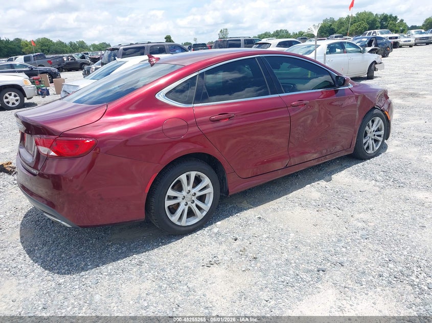 Vin: 1c3cccag6gn191930, lot: 45753074, chrysler 200 limited platinum 20164