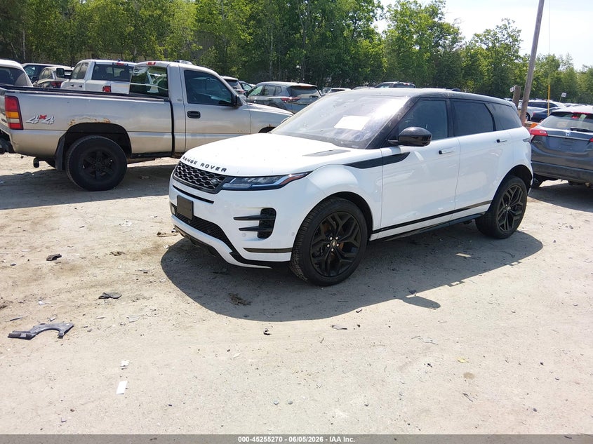 Vin: salzt2fx7mh129979, lot: 45753079, land rover range rover evoque r-dynamic s 20212