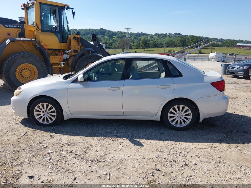 2008 SUBARU IMPREZA (NATL) I W/PREMIUM PKG SEDAN 2.5L H-4 VVT, 170HP