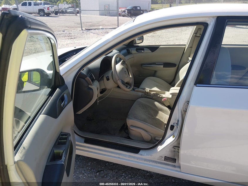 2008 SUBARU IMPREZA (NATL) I W/PREMIUM PKG SEDAN 2.5L H-4 VVT, 170HP