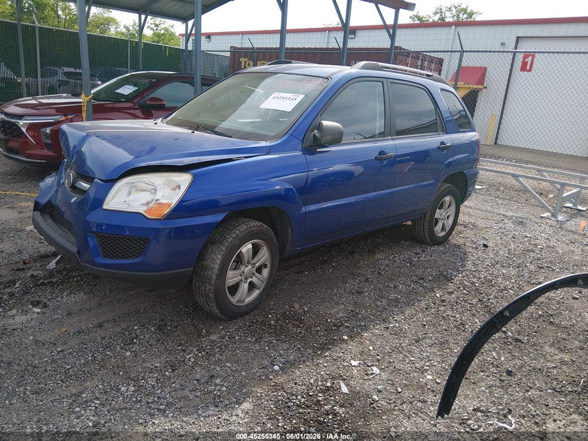 Vin: kndkg3a45a7722435, lot: 45753154, kia sportage lx 20102