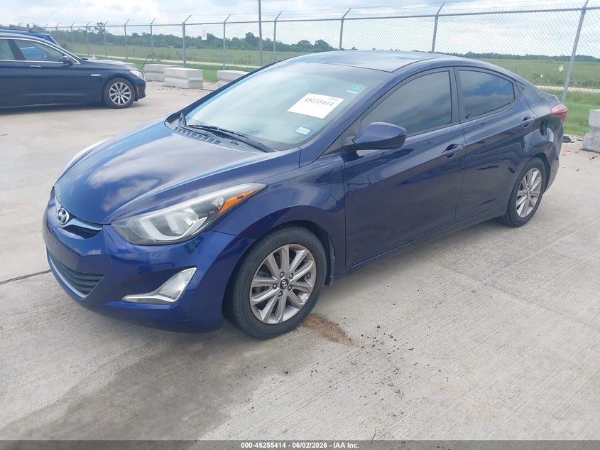 2014 Hyundai Elantra Se 5NPDH4AE8EH486546 photo 1