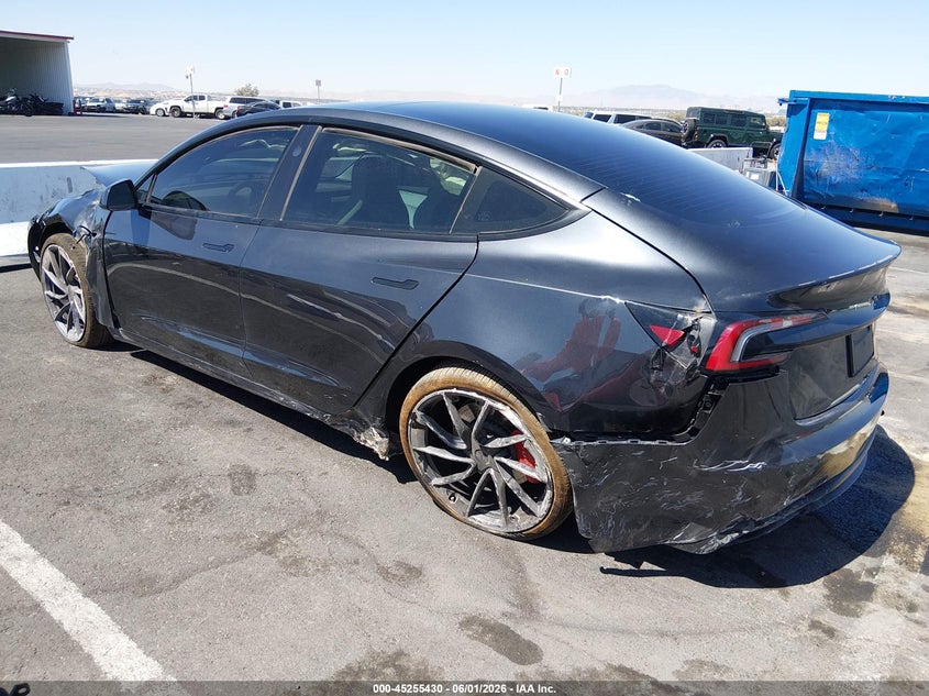 Vin: 5yj3e1et0sf973262, lot: 45753239, tesla model 3 performance all-wheel drive 20253