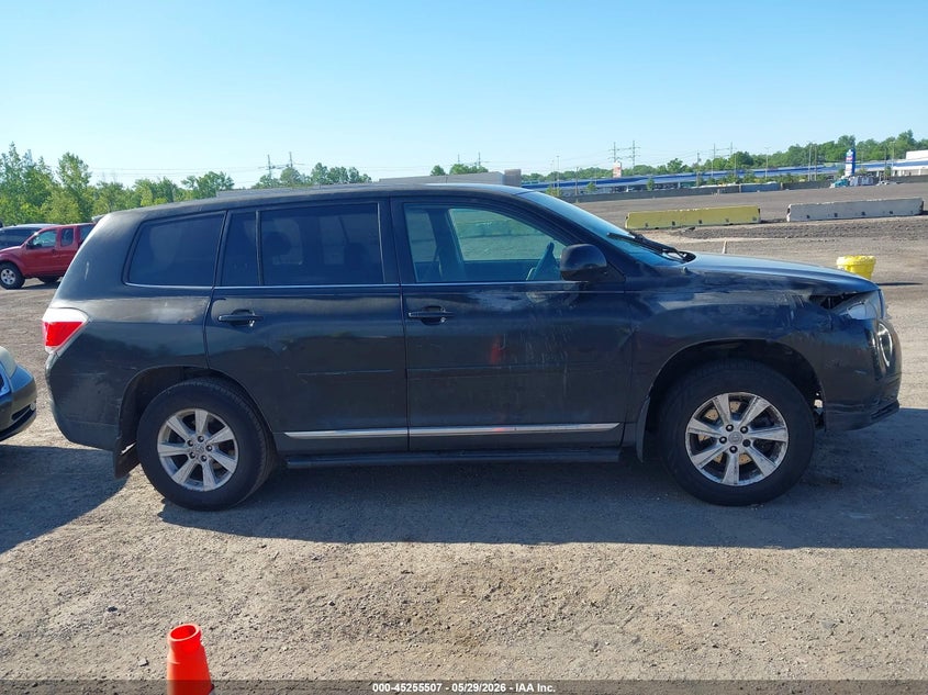 2011 Toyota Highlander 3.5 Base V6 Black Lot 111045255507 Vin 5TDBK3EH7BS070064