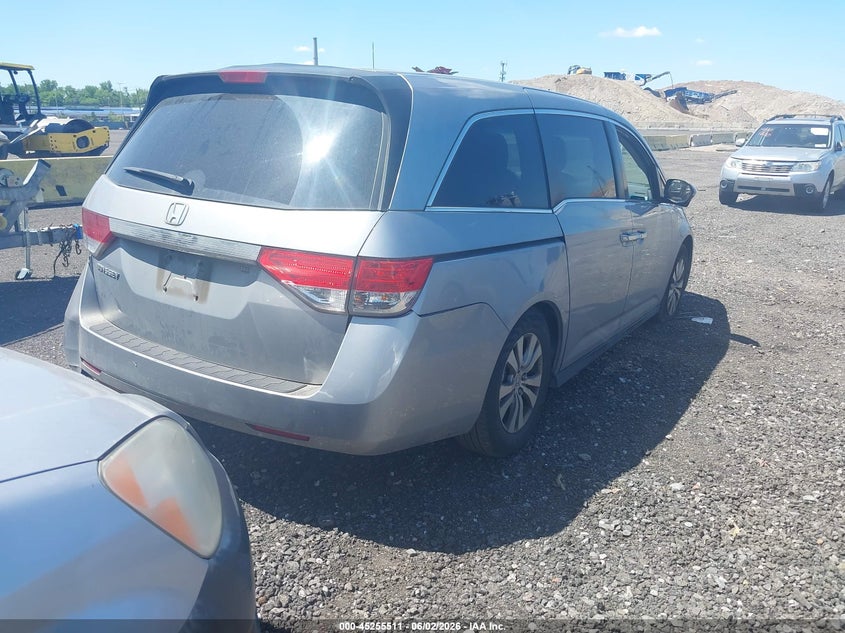 Vin: 5fnrl5h47gb077902, lot: 45753320, honda odyssey ex 20164