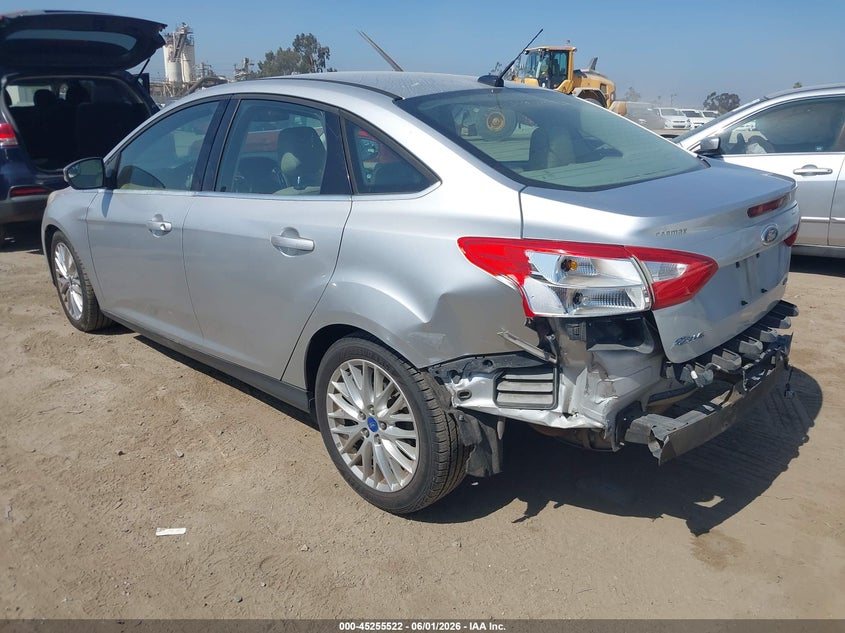 2012 Ford Focus 2.0 Sel silver Lot 111045255522 Vin 1FAHP3H22CL179933